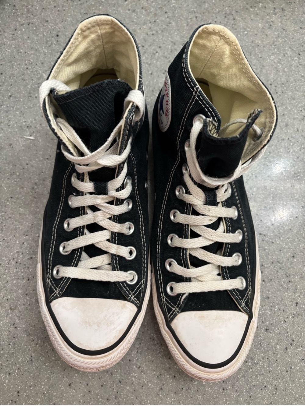 Converse Black and White Low Top Sneakers